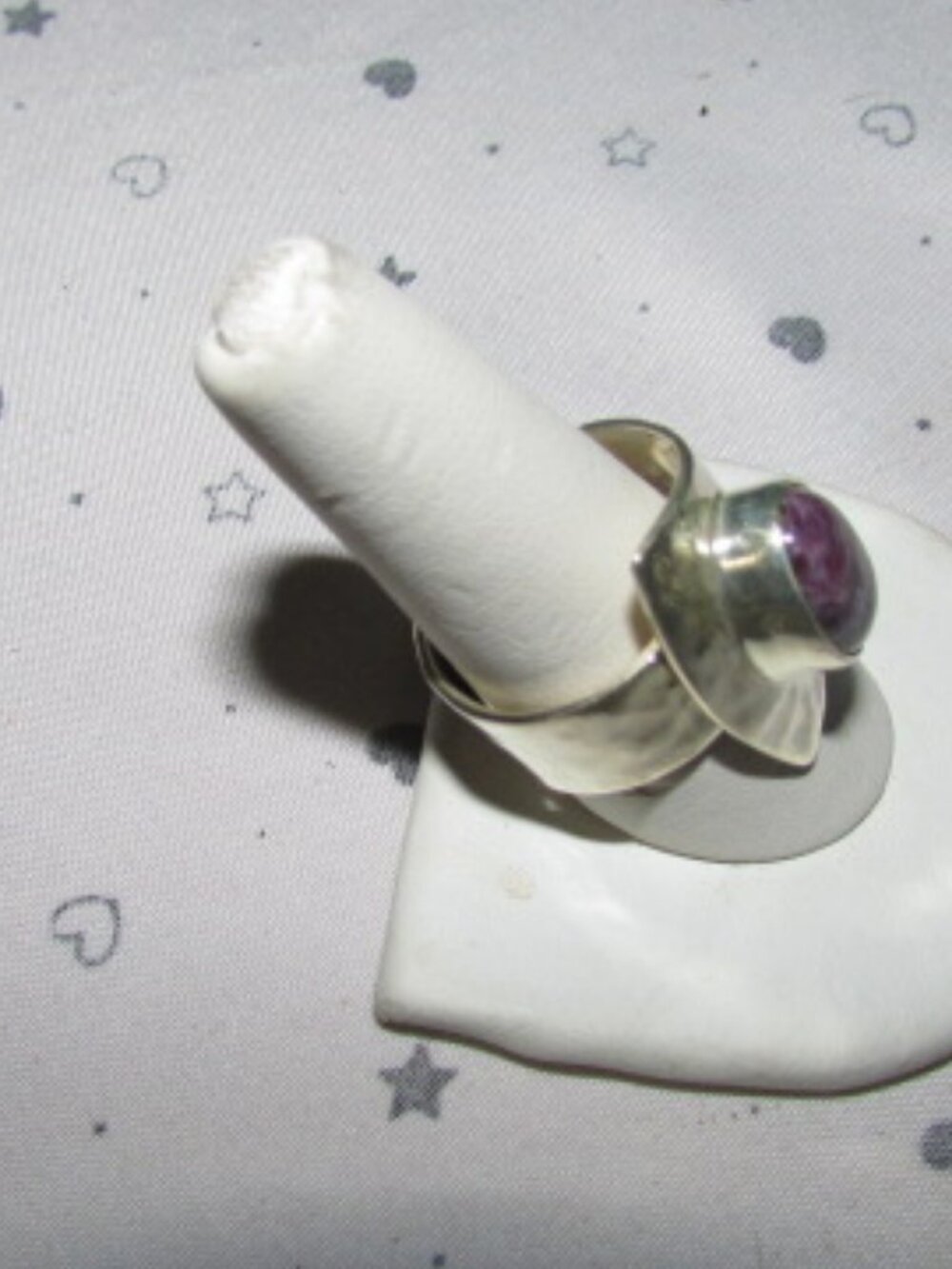 Gorgeous Chic Charoite Ring - Picture 3 of 6